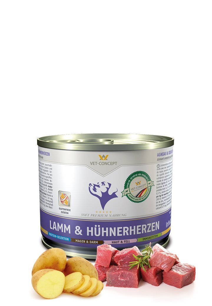 Hundmeny Lamm & Kycklinghjärtan