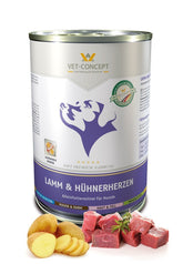 Hundmeny Lamm & Kycklinghjärtan